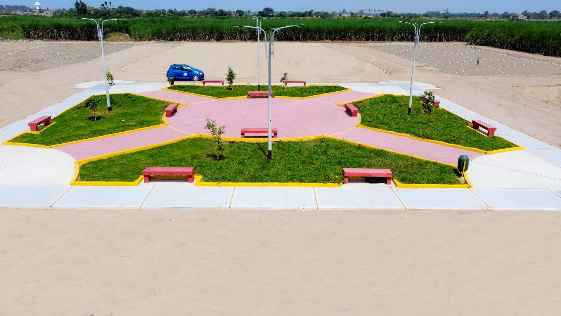 El Palmo Dorado — avance de obra en Ferreñafe